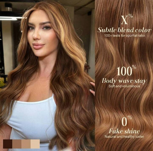 Body Wave Lace Front human blend Wig