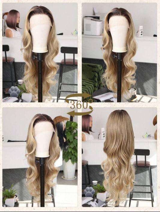 30 Inch Beyonce Bombshell Wig (human blend)