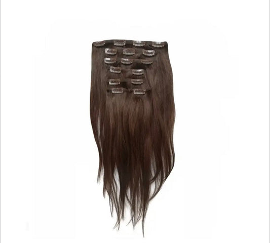 35cm 100% Brazilian Remy Human Hair clip-ins