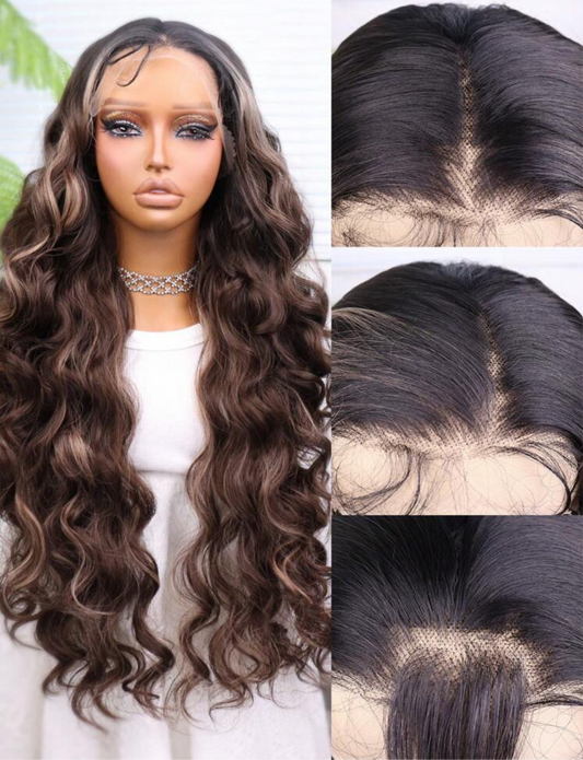 Brown everyday 30 inch wig