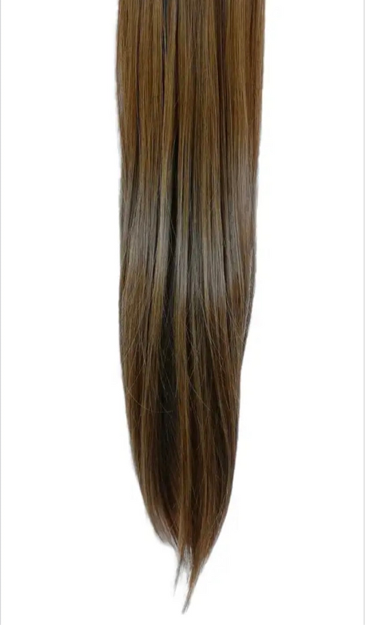 10 Piece Straight Full Head Clip-on Hair Extensions