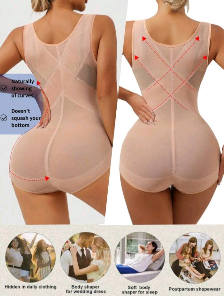 Tummy control corset waist trainer