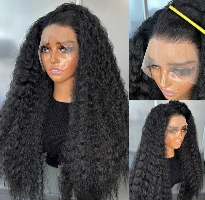 Long Wavy Water Wig (human blend)
