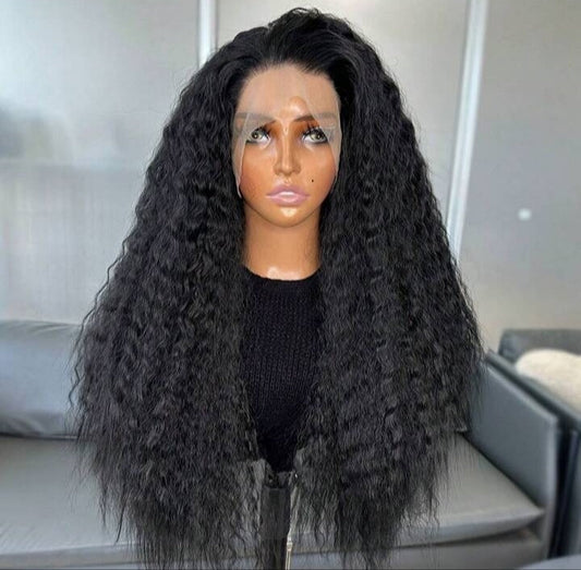Long Wavy Water Wig (human blend)