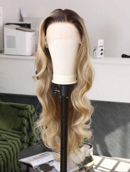 30 Inch Beyonce Bombshell Wig (human blend)