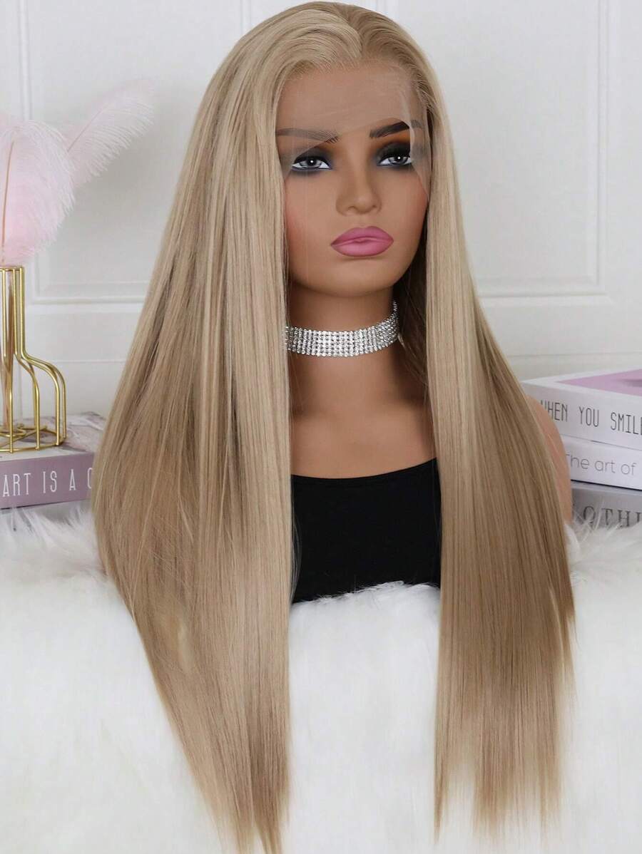Blonde Lace Front Wig (human blend)