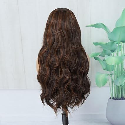 Ombré honey brown headband wig 30 inch