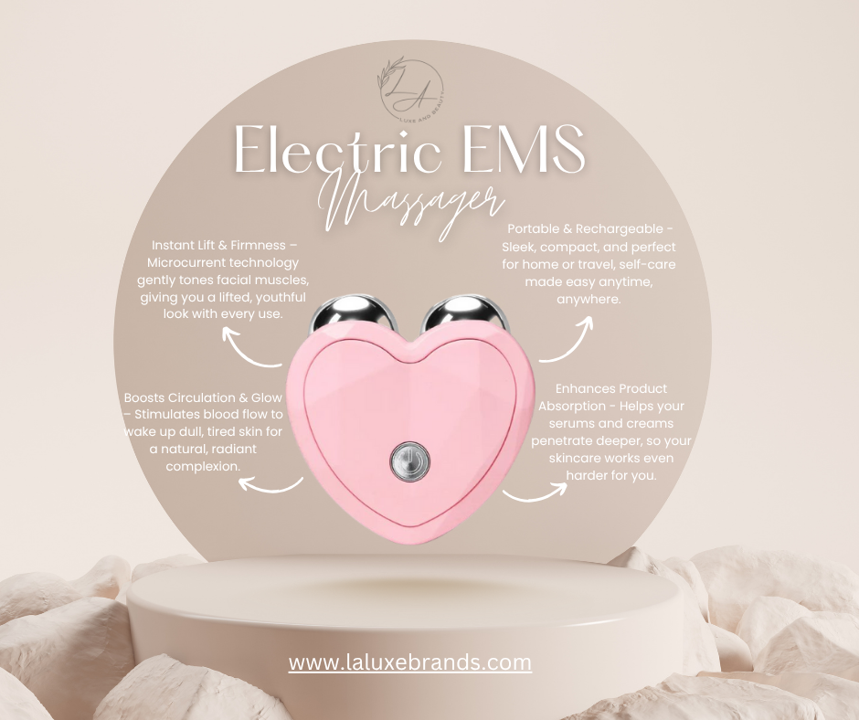 Electric EMS Mini Portable Microcurrent Facial Lifting Massage Roller