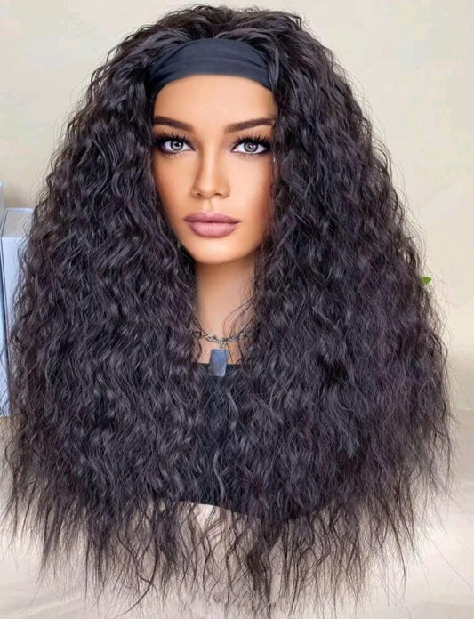 20 inch Dark brown headband human hair