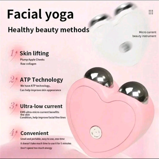 Electric EMS Mini Portable Microcurrent Facial Lifting Massage Roller