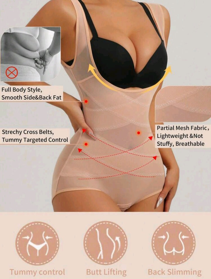 Tummy control corset waist trainer