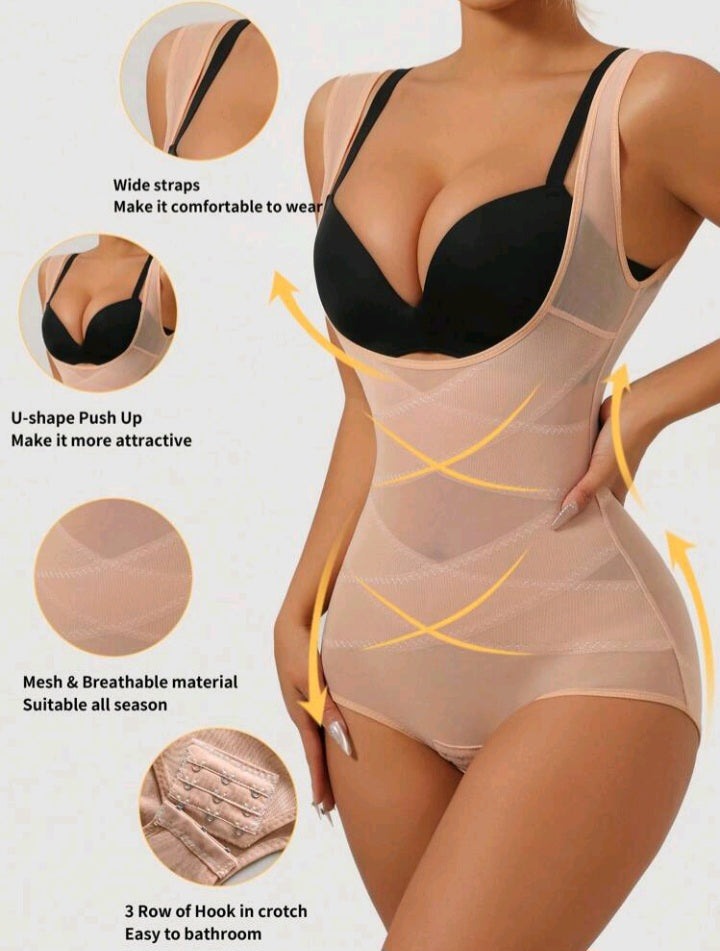 Tummy control corset waist trainer