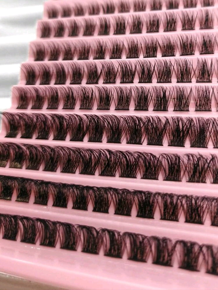 DIY Lash Extension Kit – 120PCS D Curl Individual Lash Clusters