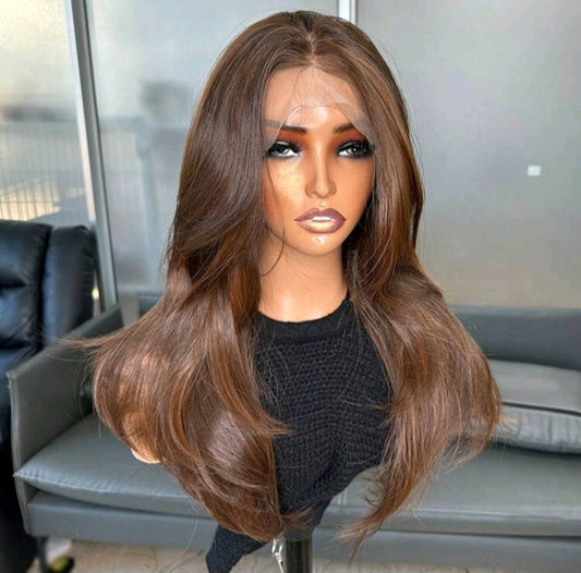 Medium brown lace front 18 inch