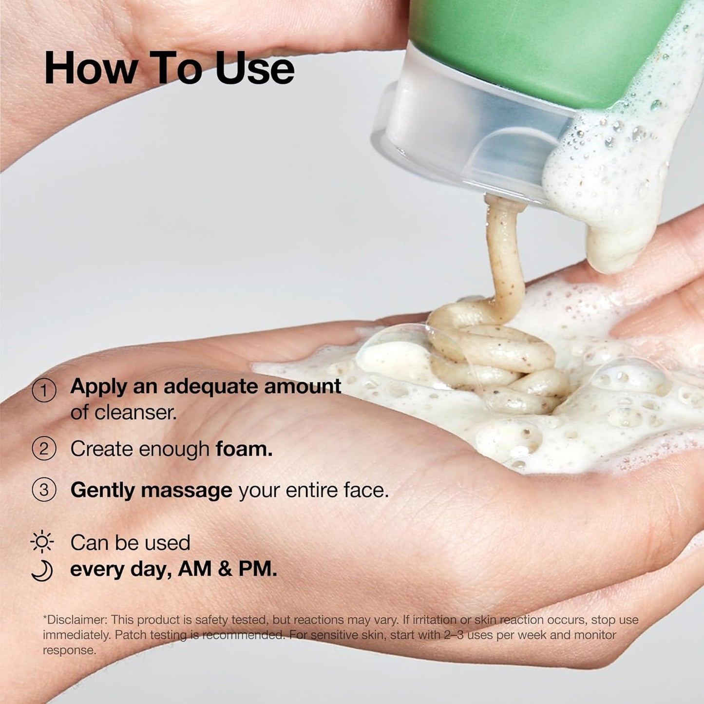 2pc Anua Cleansing foam