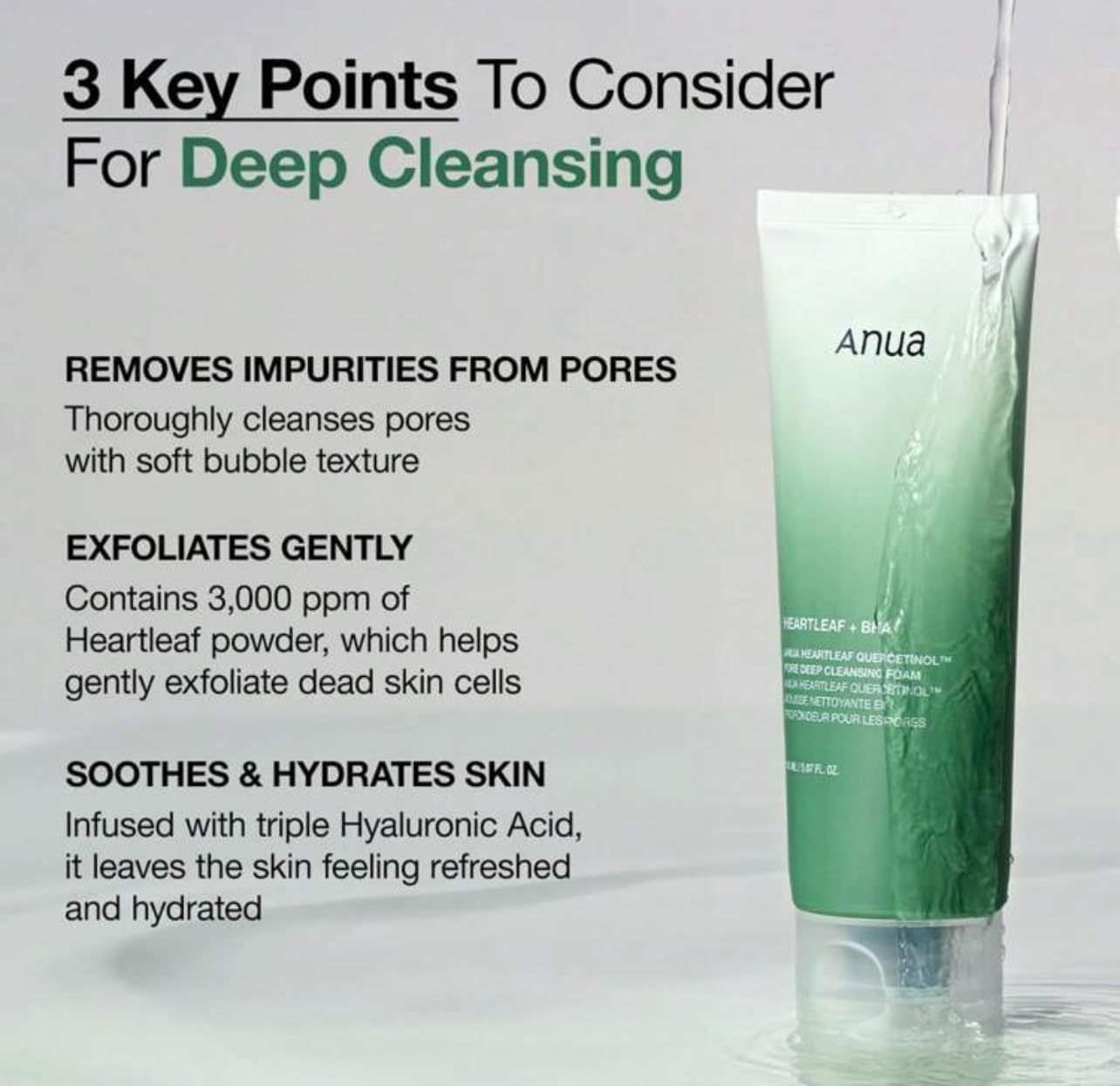 Anua Heartleaf Double Cleansing Duo (Cleansing Oil 200ml + Deep Cleansing Foam 150ml)