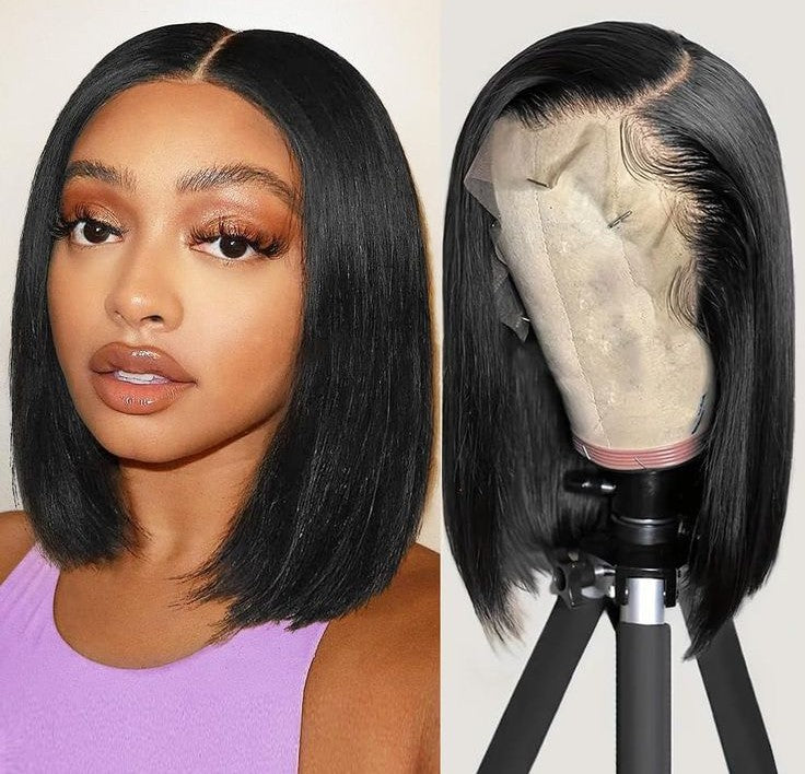 16 Inch Straight Bob Wig (human hair)