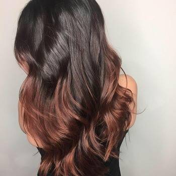 Wavy Long Full Head Clip-in Hair Extensions (brown)