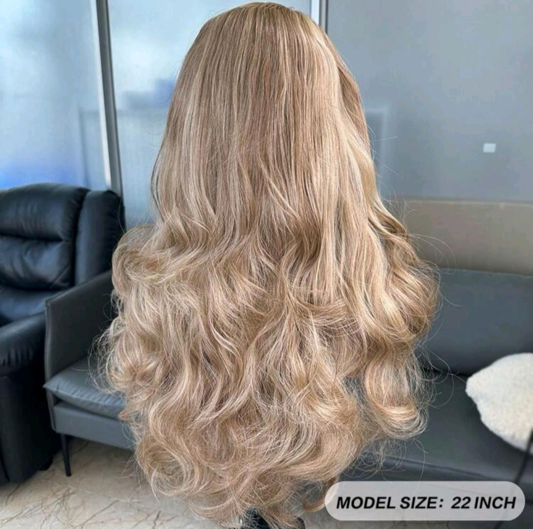 Blonde Highlight Lace Front WIg