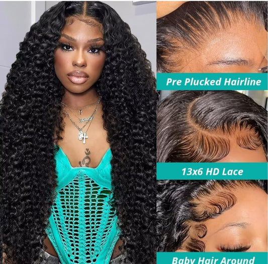 Glueless Curly 5x5 Wig – 100% Human Hair