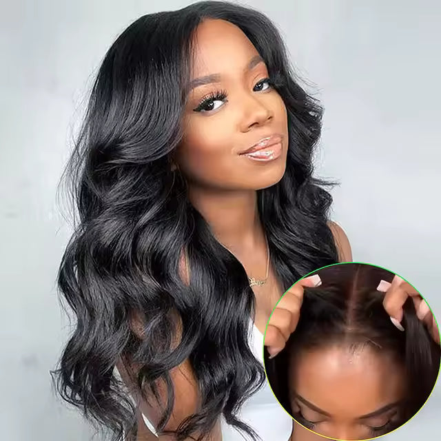 Wear and go body wave 9x6 human hair wig